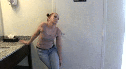 lizzy lamb peeing wetting jeans panty pee