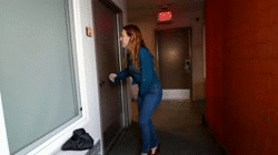 Misty rein  peeing wetting jeans panty pee