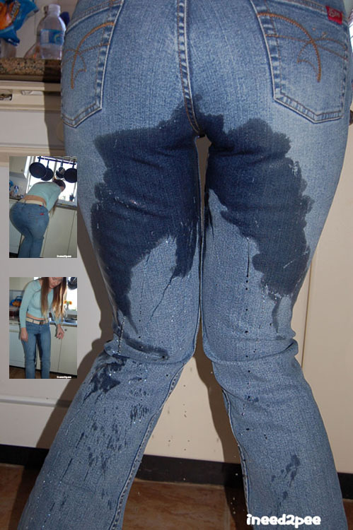 candi ineed2pee pee piss in her jeans 