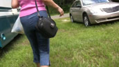 pee peeing in her jeans