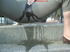 pantyhose wetting pissing in