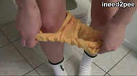 wetting pee cheerleader uniform
