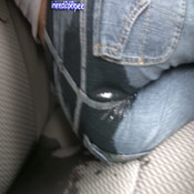 tight jeans pee wetting video